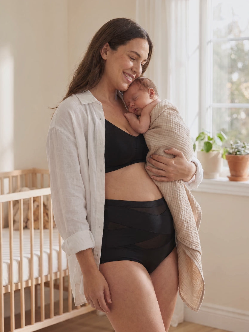 Culotte gainante portee par une jeune maman